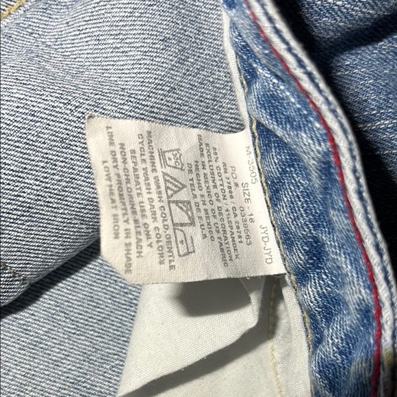 Tommy Hilfiger Blue Jean Shorts Relaxed Fit - Picture 3 of 4